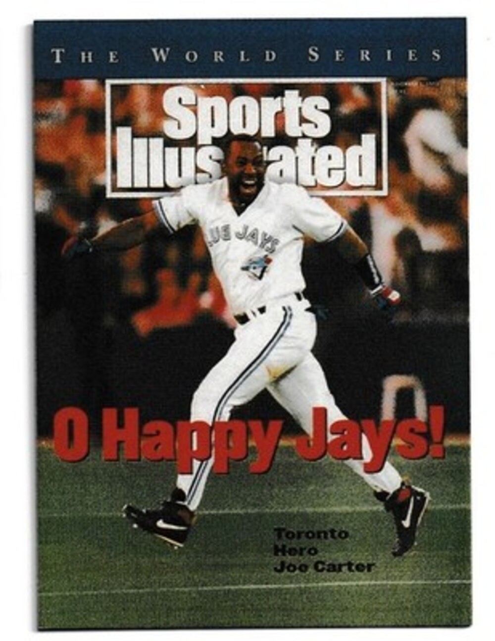 1998 Fleer Joe Carter World Series Fever Sports Illustarted #17